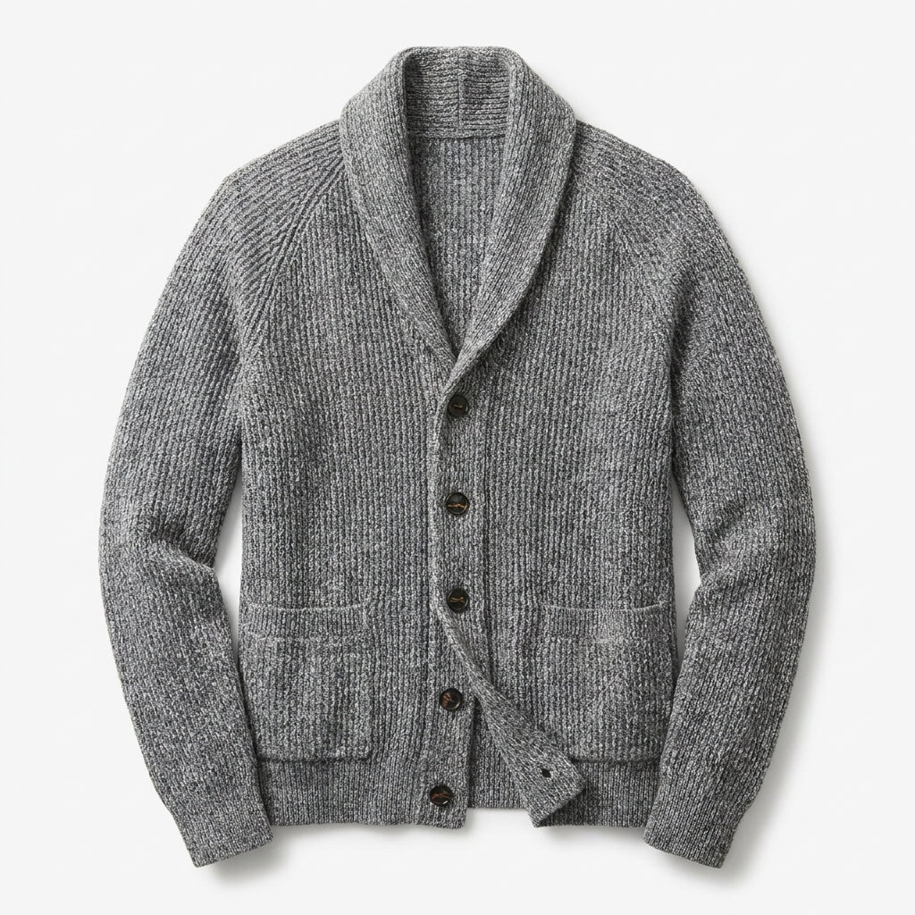 Men's Cardigan with Shawl Collar - We are MFEO