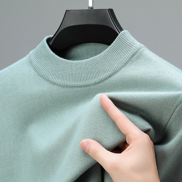 Men's Cashmere Sweater – Finely Knitted with Elegant Hem - We are MFEO