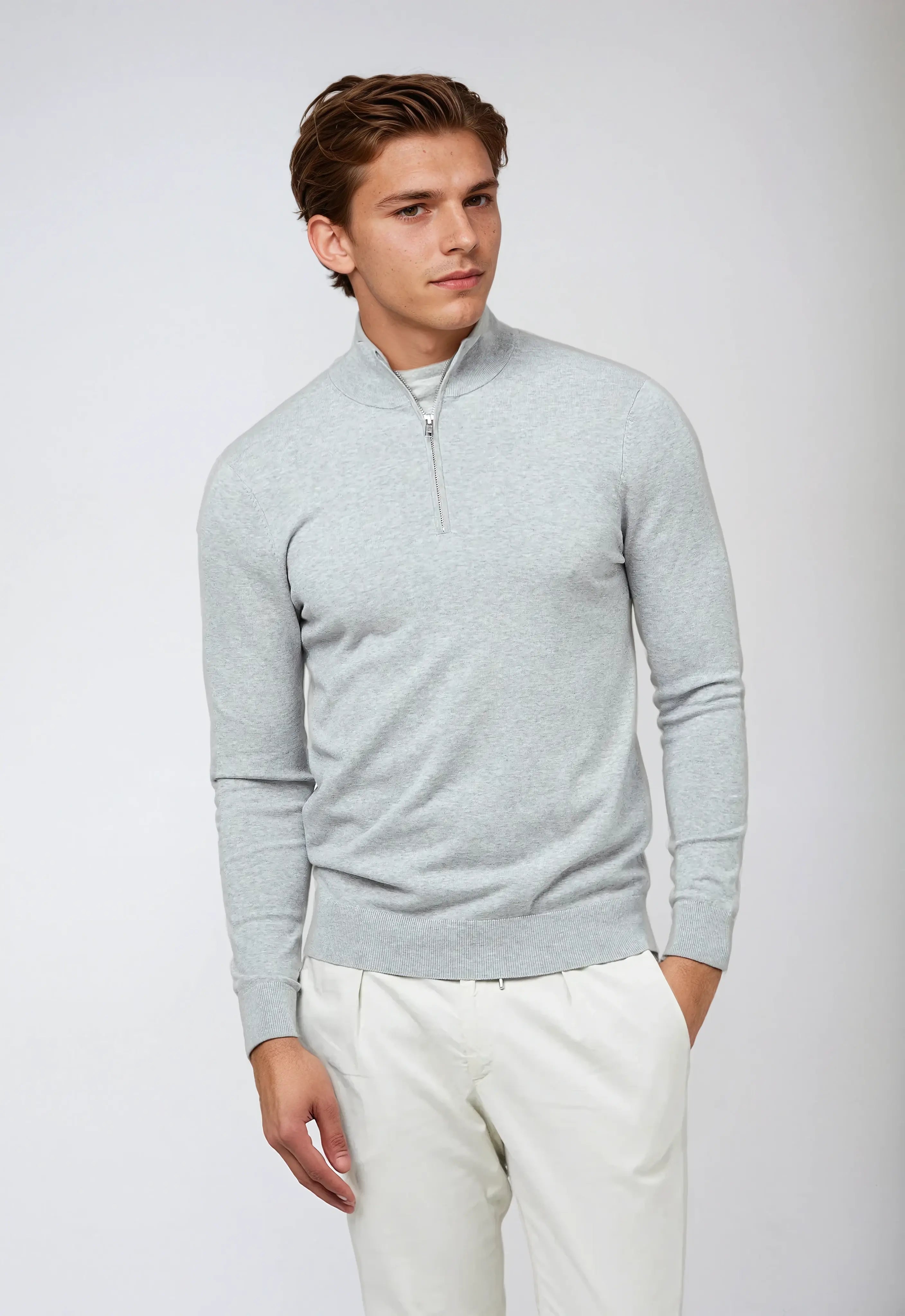 Men's Half Zip Sweatshirt – Classic Style - We are MFEO