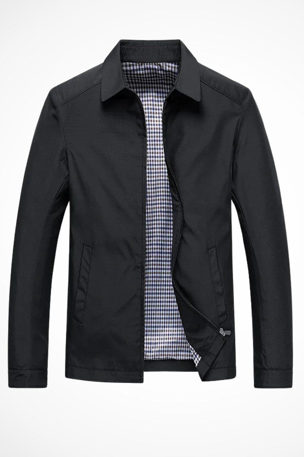 Men's Harrington Jacket with Zip Front – Classic Smart-Casual Style for Layering - We are MFEO