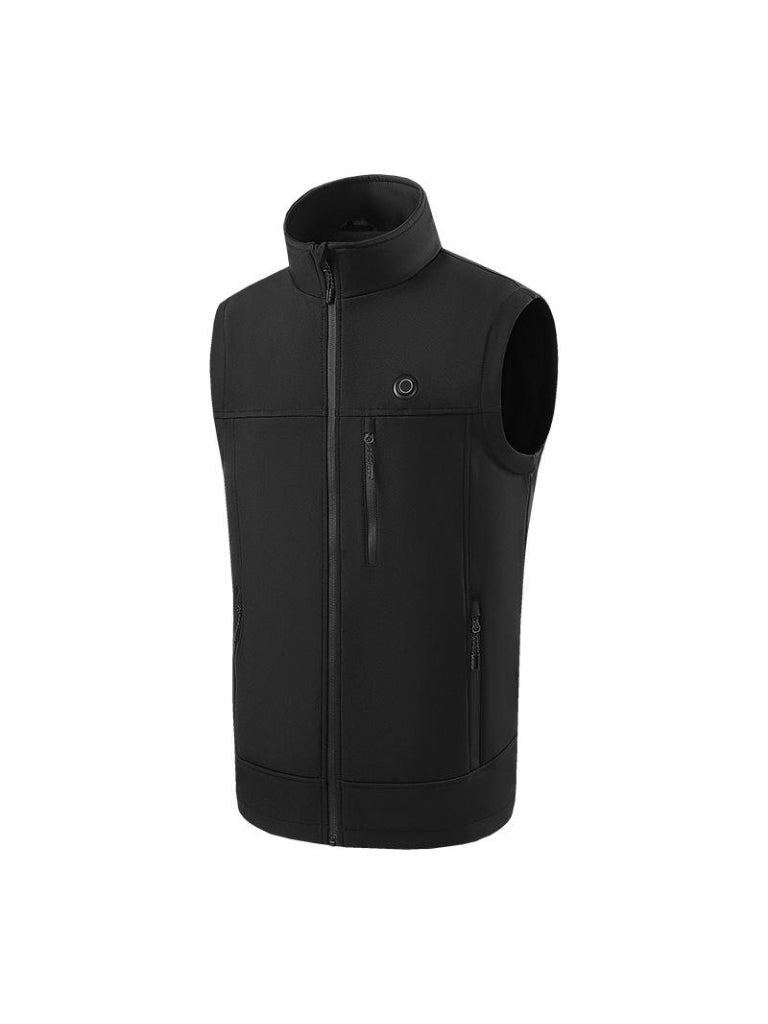 Men's Heated Vest - Adjustable Heat Settings, Zip Front, Stand Collar for Cold Weather - We are MFEO