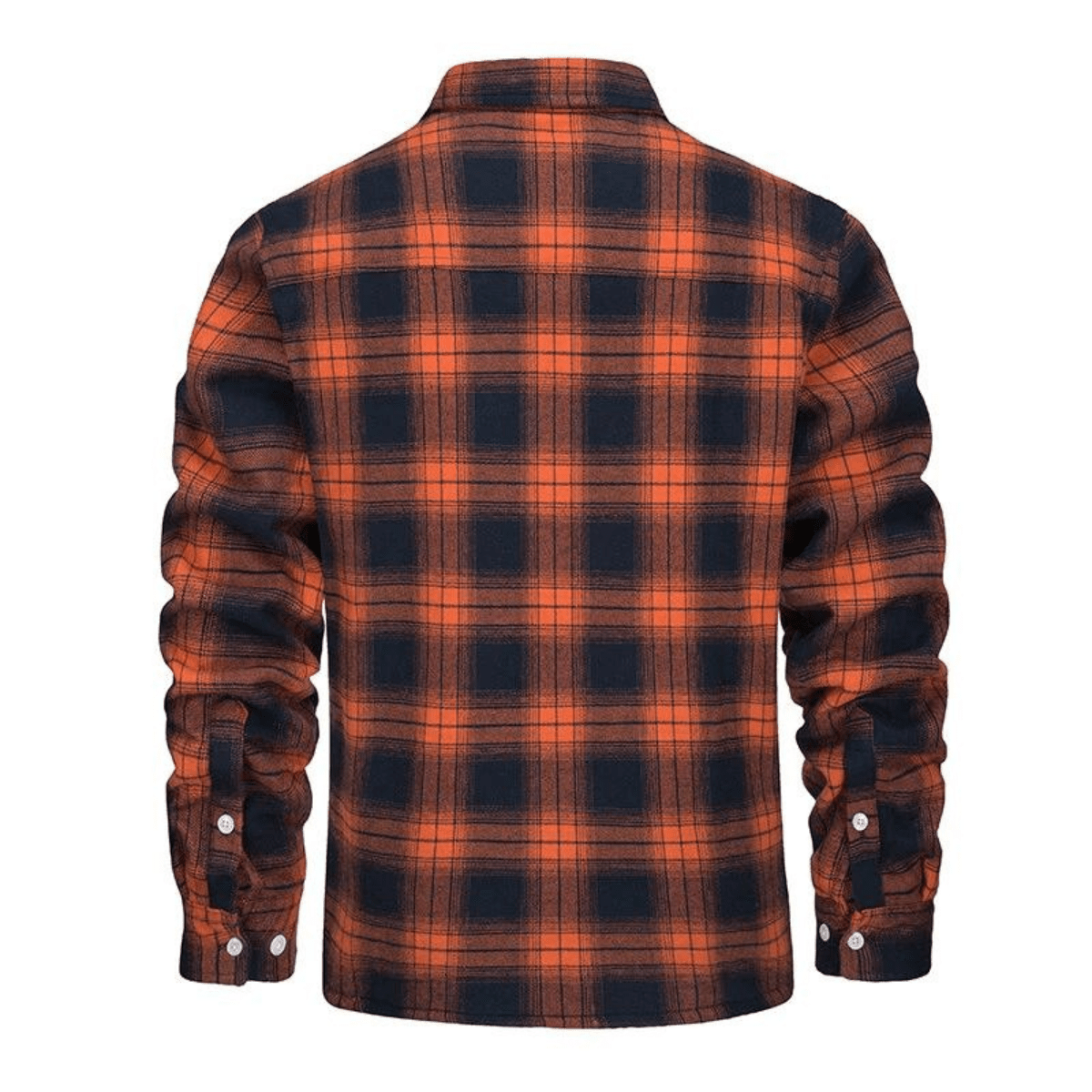 Men's Sherpa Lined Plaid Jacket – Cozy and Stylish for Cold Weather - We are MFEO