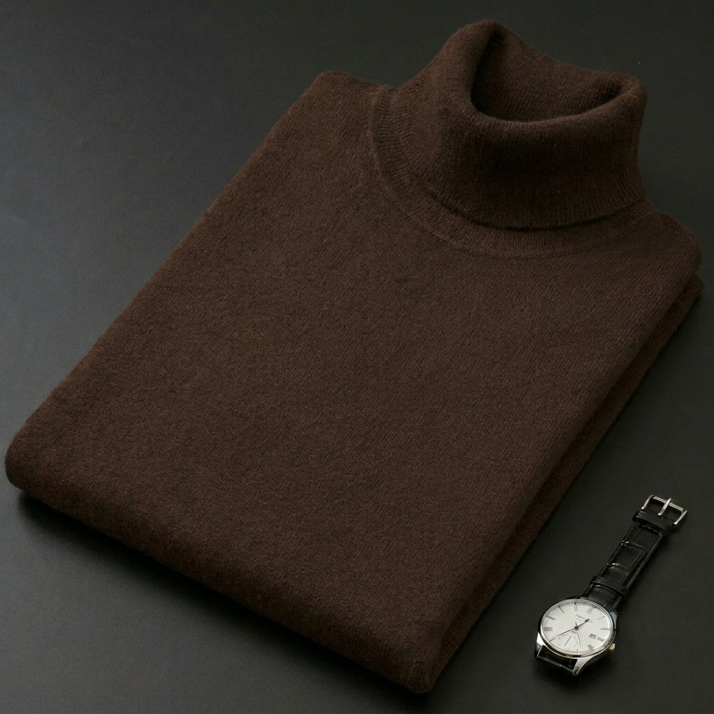 Men's Turtleneck Sweater – Slim Fit Cashmere for Autumn and Winter Smart Casual Wear - We are MFEO
