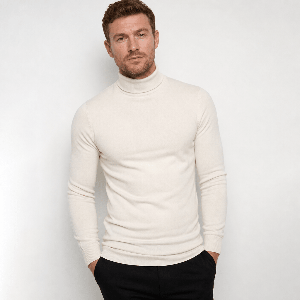 Men's Turtleneck Sweater – Slim Fit Design, Perfect for Casual Outings - We are MFEO