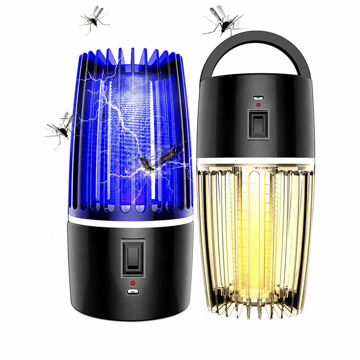 Mosquito Repellent with LED Lamp – Rechargeable, Chemical-Free Insect Trap for Indoor and Outdoor Use - We are MFEO