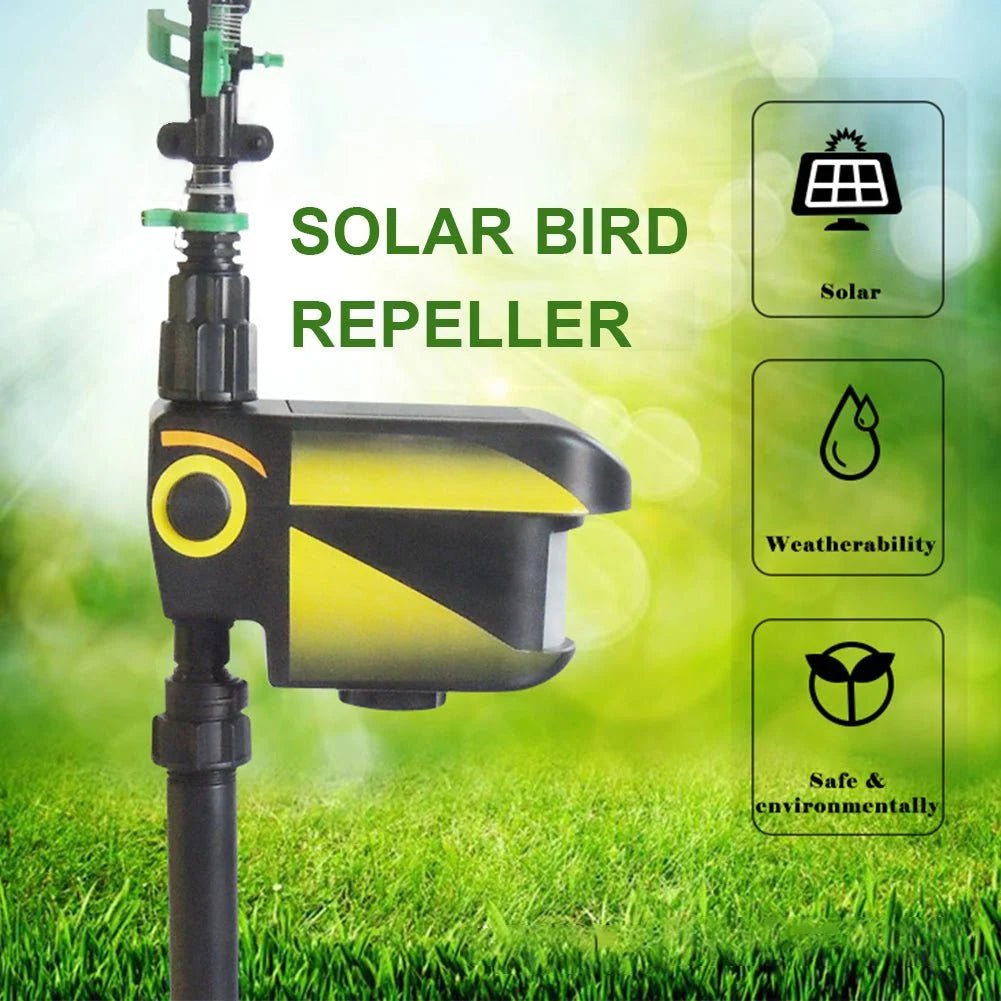 Motion Activated Garden Sprinkler – Solar Powered with Adjustable Range for Animal Deterrent - We are MFEO