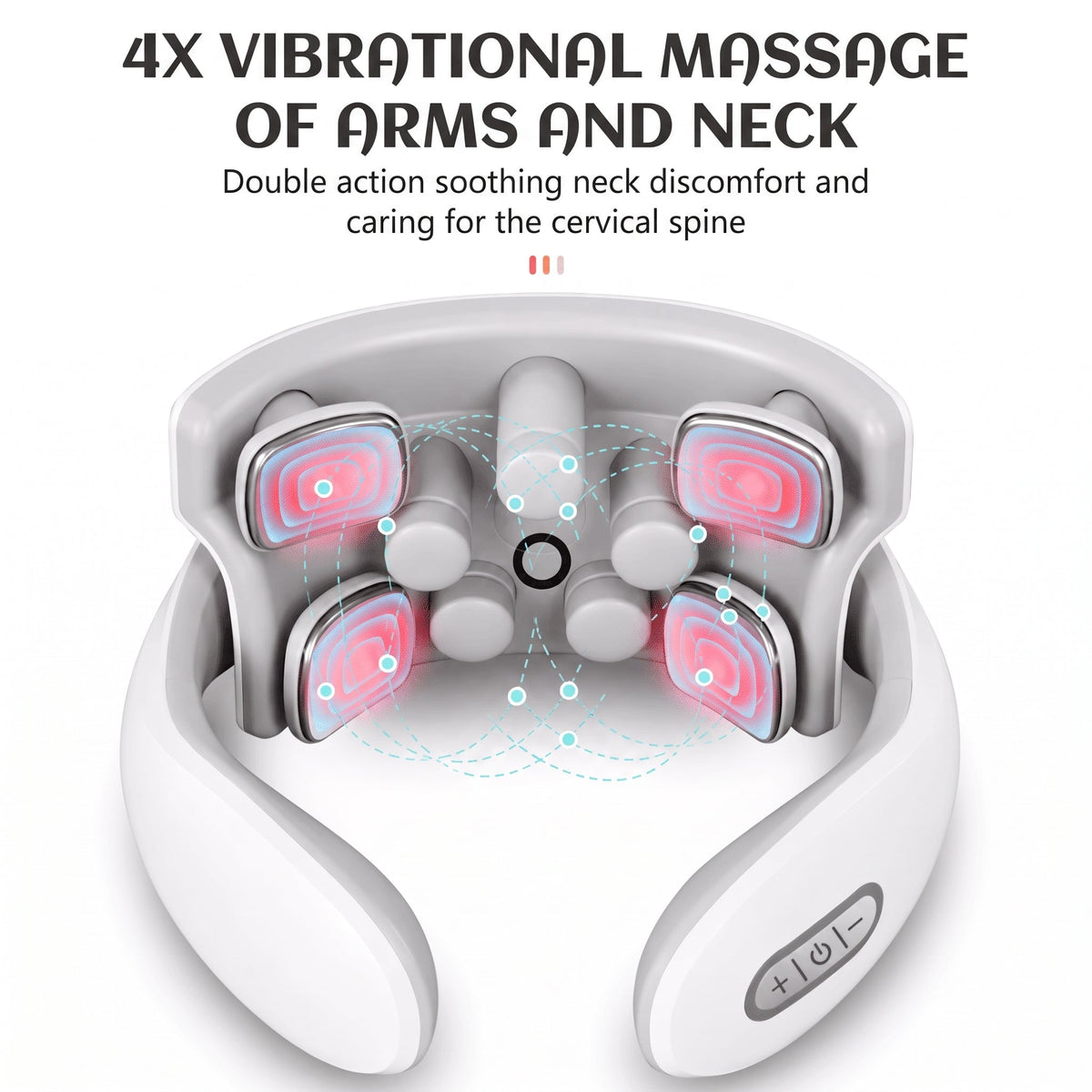 Neck and Shoulder Massager with Heat – Wireless 4D TENS for Muscle Relief and Relaxation - We are MFEO