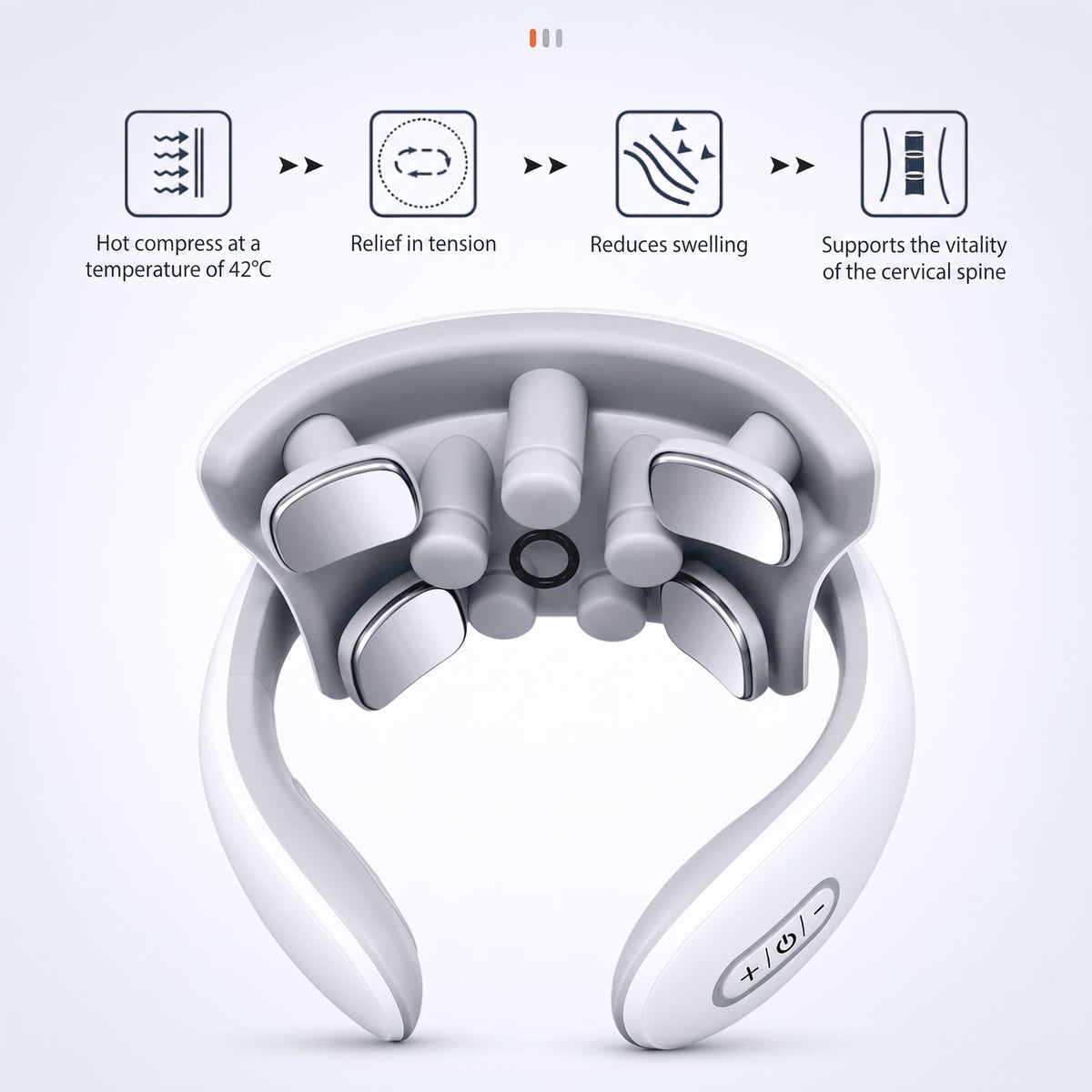 Neck and Shoulder Massager with Heat – Wireless 4D TENS for Muscle Relief and Relaxation - We are MFEO