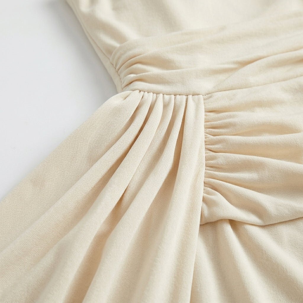 Off Shoulder Maxi Dress – Ruched Waist for Formal Occasions and Special Events - We are MFEO