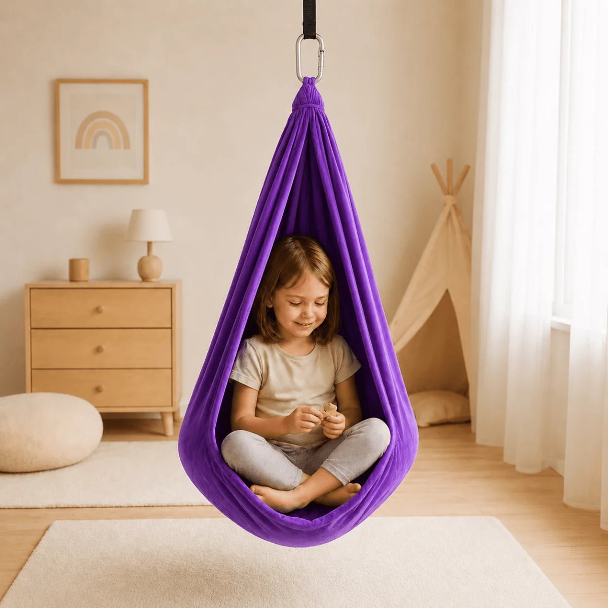 Outdoor Swing Chair for Relaxation – Sensory Cocoon Design with High Load Capacity - We are MFEO