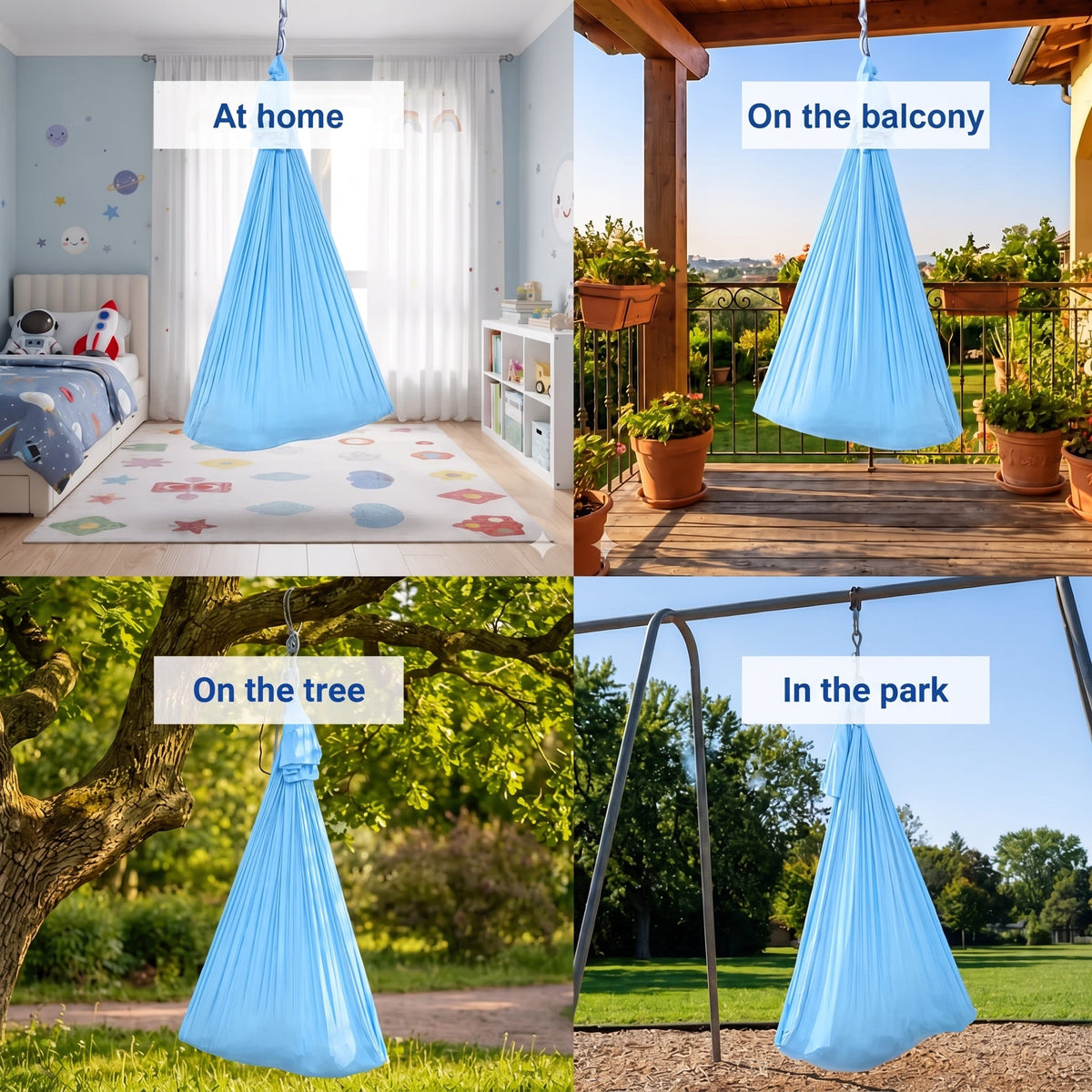 Outdoor Swing Chair for Relaxation – Sensory Cocoon Design with High Load Capacity - We are MFEO