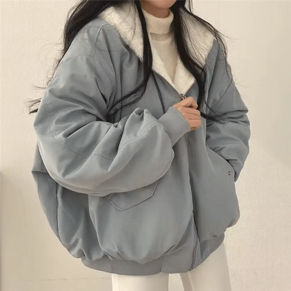 Oversized Zip Hoodie for Women – Reversible Design - We are MFEO