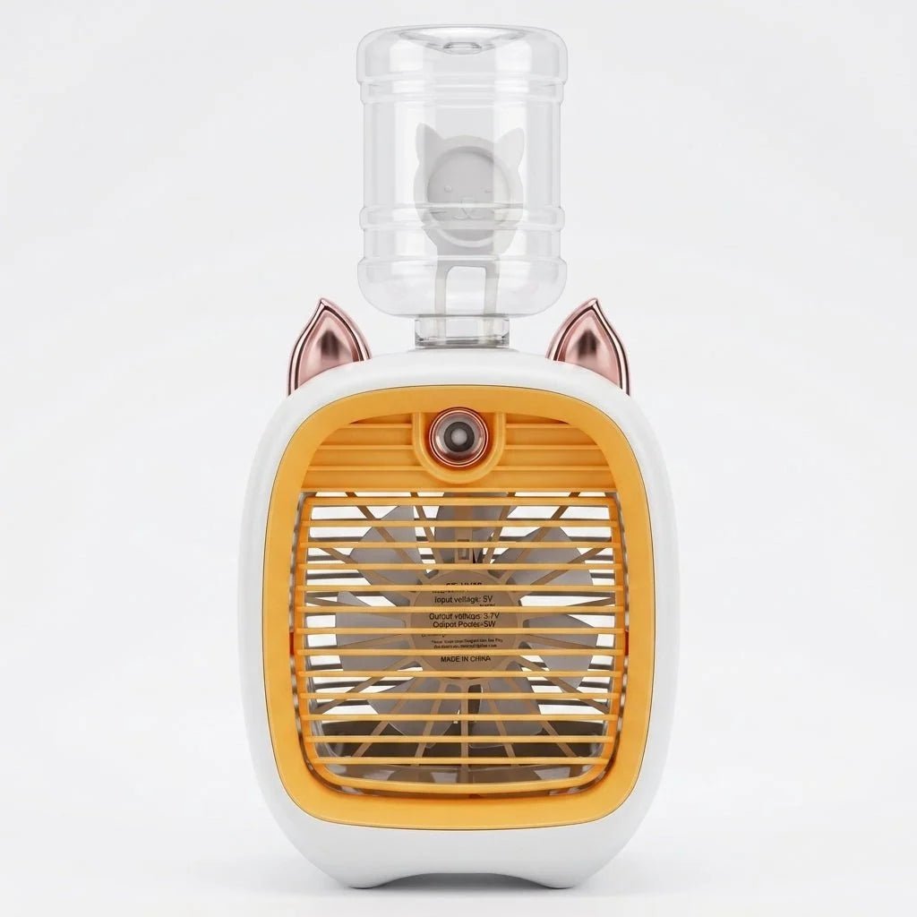 Portable Misting Fan – Battery Powered Personal USB Fan with Adjustable Airflow for Travel - We are MFEO