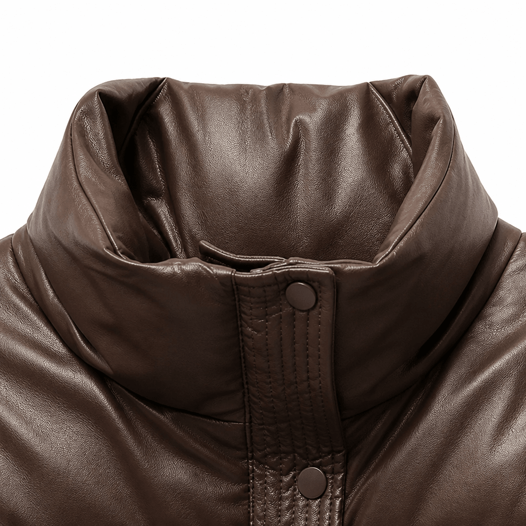 Puffer Jacket Women – Quilted Cropped Winter Outerwear with Stand Collar - We are MFEO
