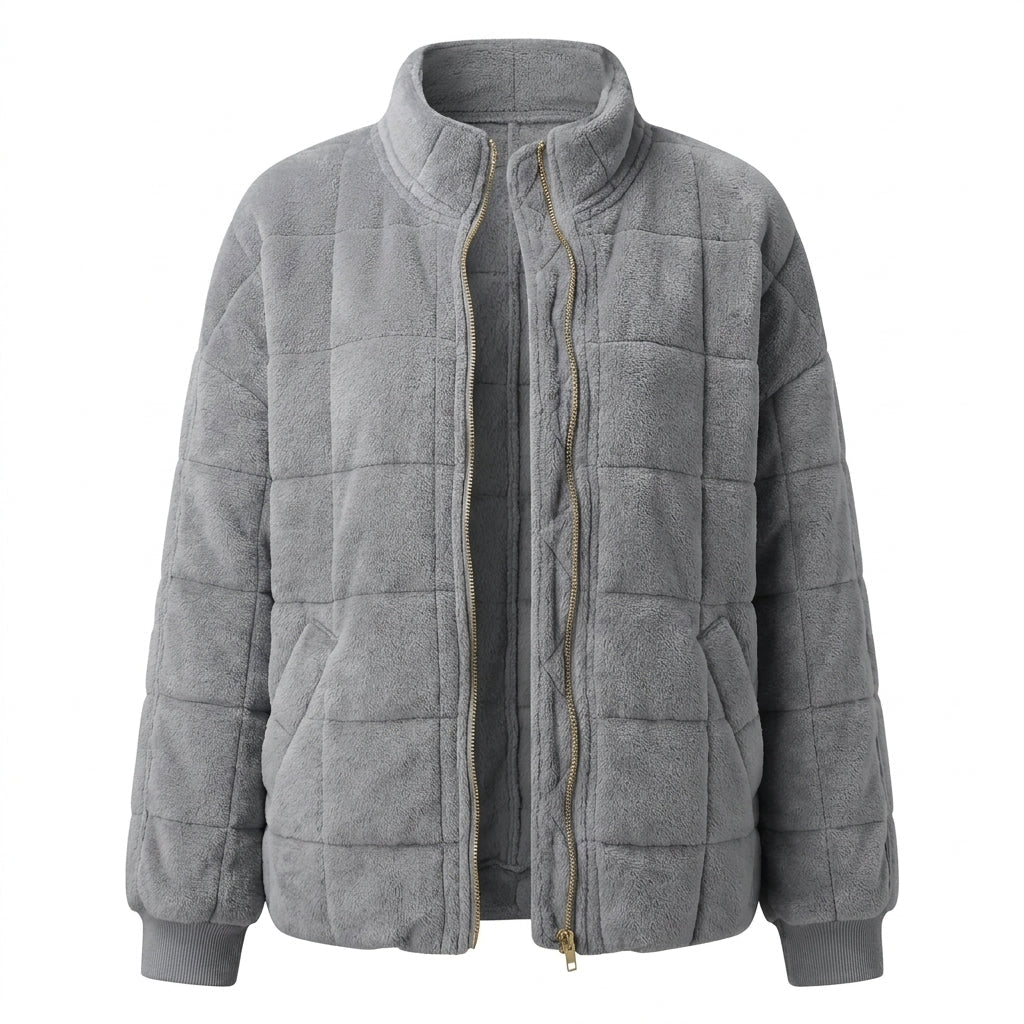 Quilted Jacket for Women – Oversized Lightweight Winter Coat for Cold Weather - We are MFEO