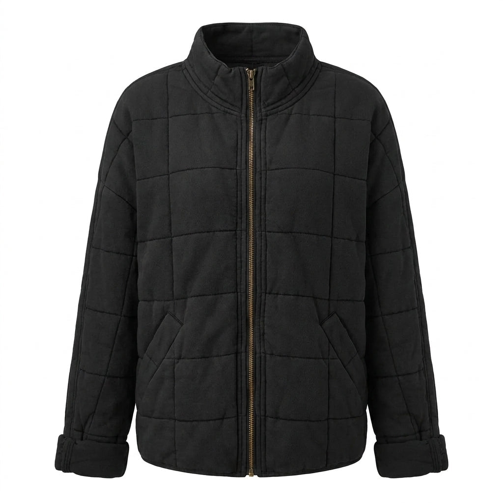 Quilted Jacket for Women – Oversized Lightweight Winter Coat for Cold Weather - We are MFEO