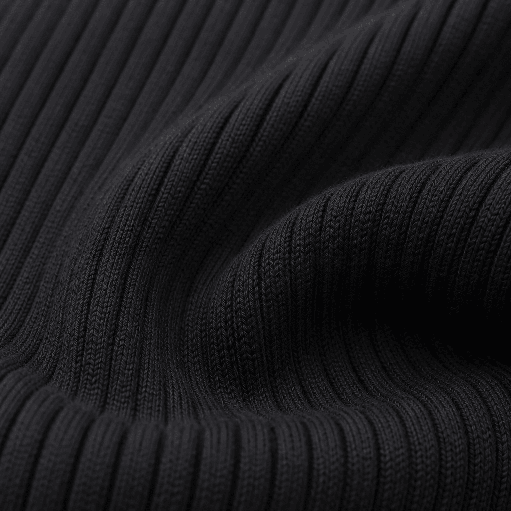 Ribbed Knit Midi Dress – Long Sleeves, Low Scoop Neck - We are MFEO