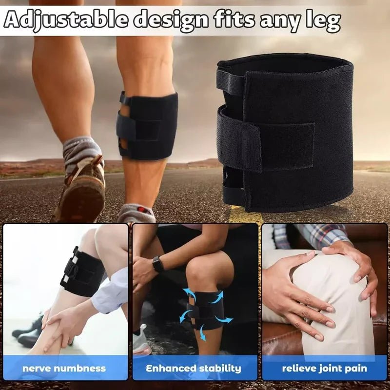 Sciatic Nerve Brace for Lower Leg Support – Adjustable Compression with Pressure Pad - We are MFEO