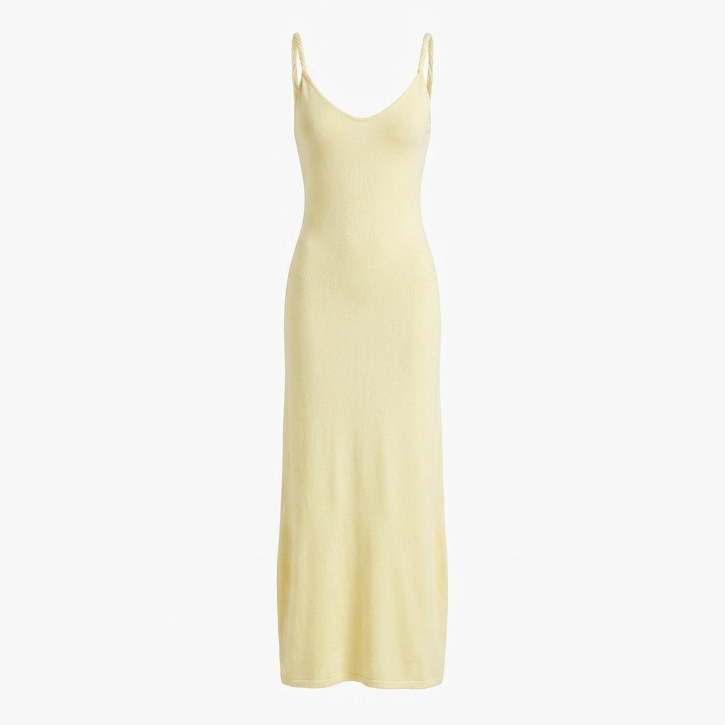 Soft Maxi Dress – Slim Fit with Twisted Straps for Summer and Cocktail Events - We are MFEO