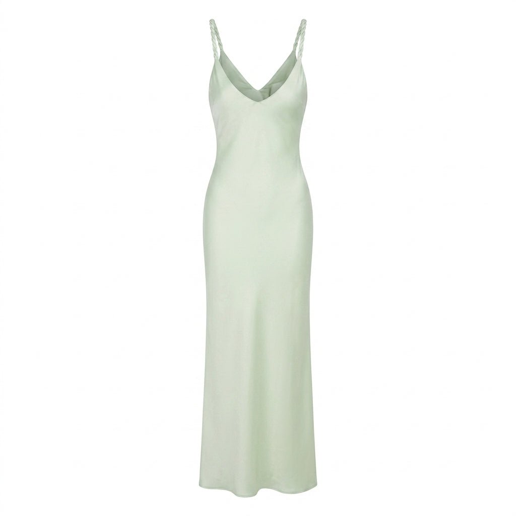Soft Maxi Dress – Slim Fit with Twisted Straps for Summer and Cocktail Events - We are MFEO
