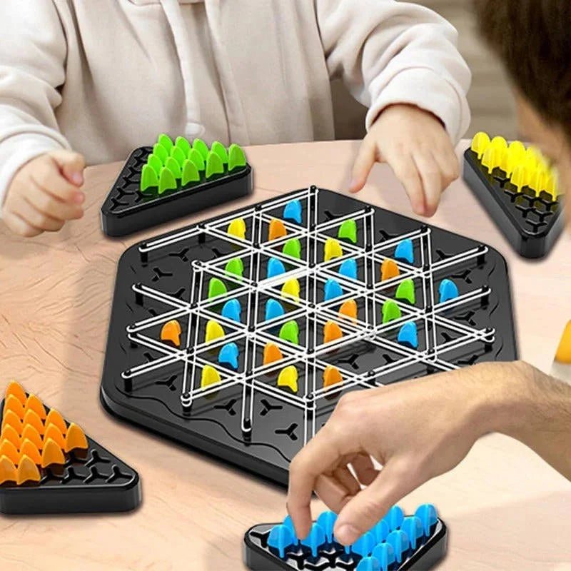 Strategy Board Game for Kids – Educational Triangle Formation Puzzle for Family Fun - We are MFEO
