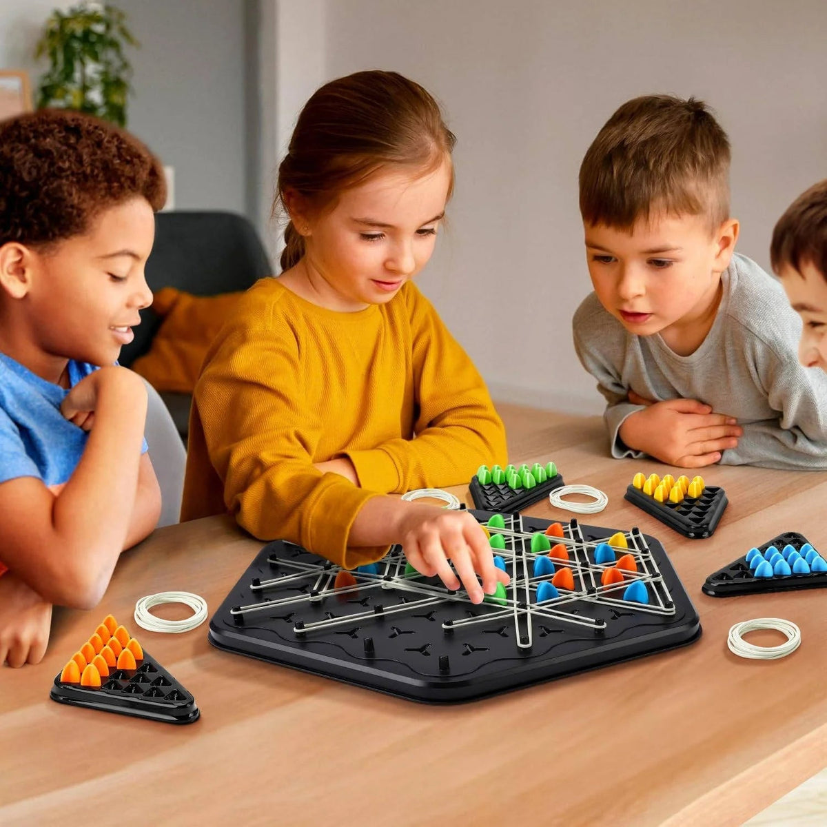 Strategy Board Game for Kids – Educational Triangle Formation Puzzle for Family Fun - We are MFEO
