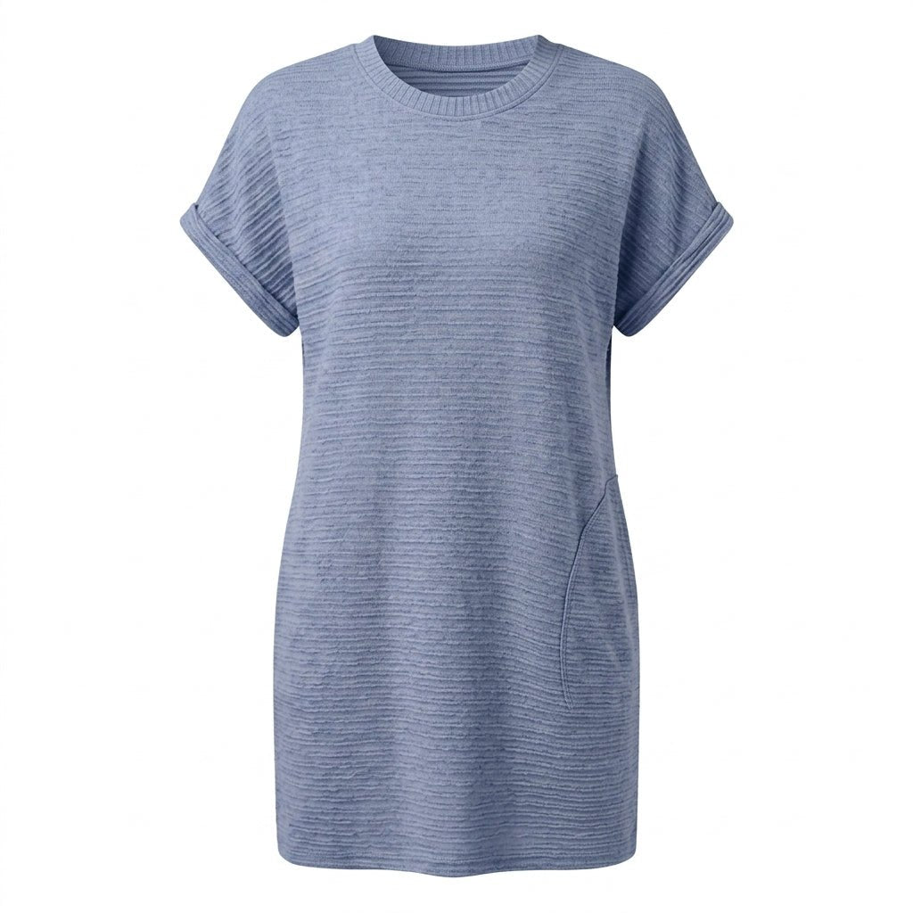 Summer T-Shirt Dress with Pockets – Casual Mini Dress for Warm Weather - We are MFEO