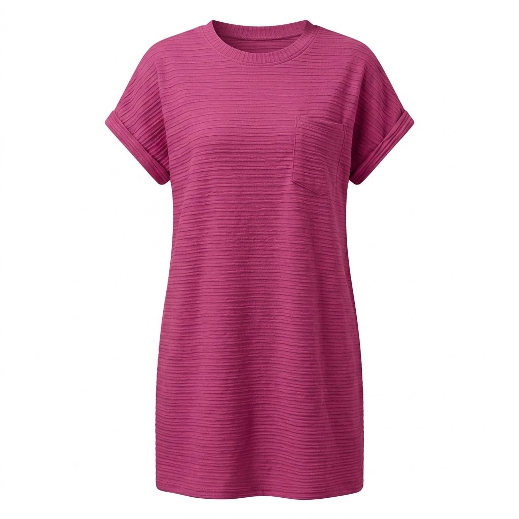 Summer T-Shirt Dress with Pockets – Casual Mini Dress for Warm Weather - We are MFEO