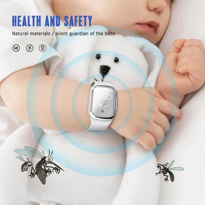 Ultrasonic Mosquito Repellent Wristband – Waterproof, Rechargeable with Three Modes - We are MFEO