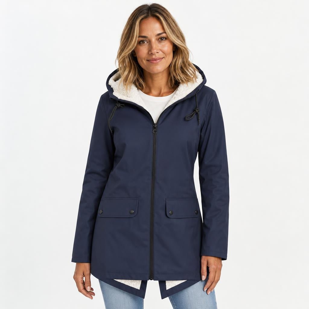 Waterproof Rain Jacket for Women – Windproof with Adjustable Hood - We are MFEO