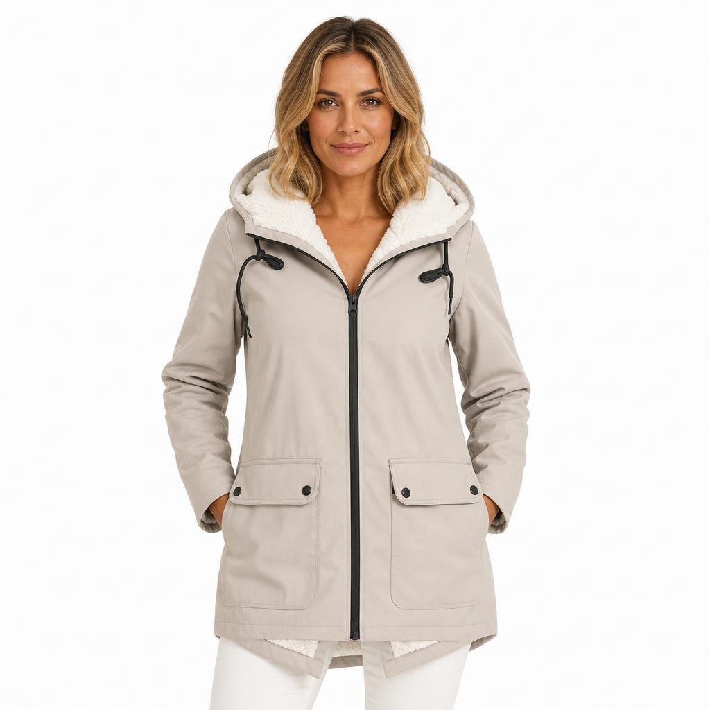 Waterproof Rain Jacket for Women – Windproof with Adjustable Hood - We are MFEO