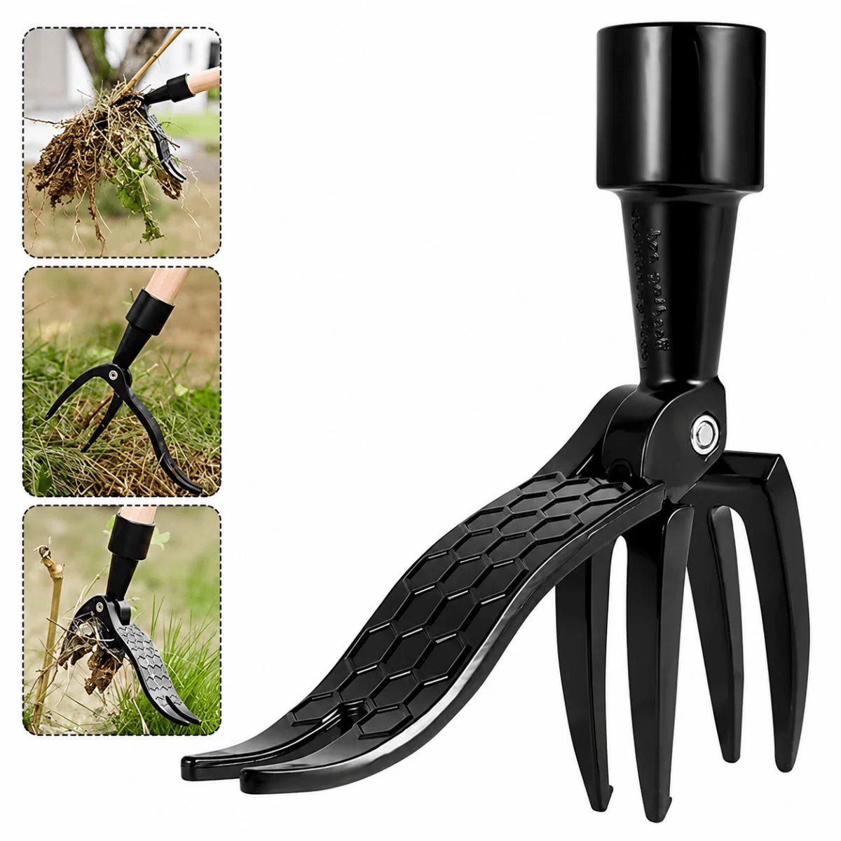 Weed Puller Garden Tool – Adjustable 120.5 cm Handle with 4-Claw Alloy Steel Head for Easy Root Removal - We are MFEO