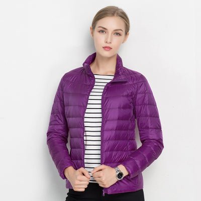 Women's Black Puffer Jacket – Fitted Quilted Mid-Layer - We are MFEO