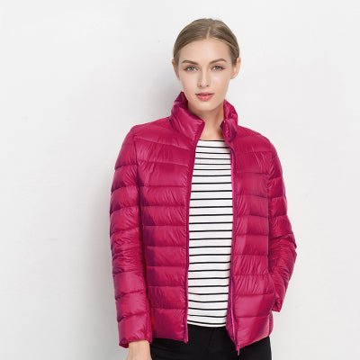 Women's Black Puffer Jacket – Fitted Quilted Mid-Layer - We are MFEO