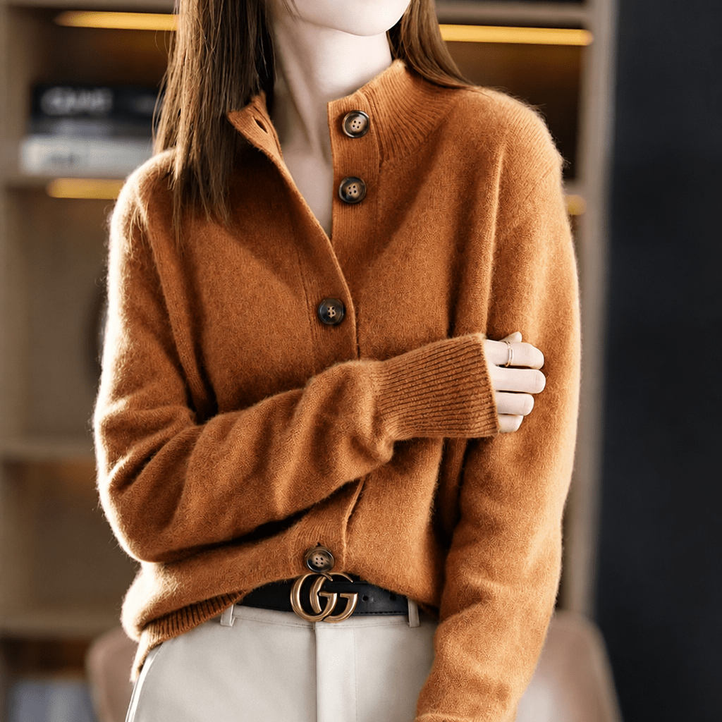 Women's Cardigan – Relaxed Fit Soft Knit Button-Up - We are MFEO