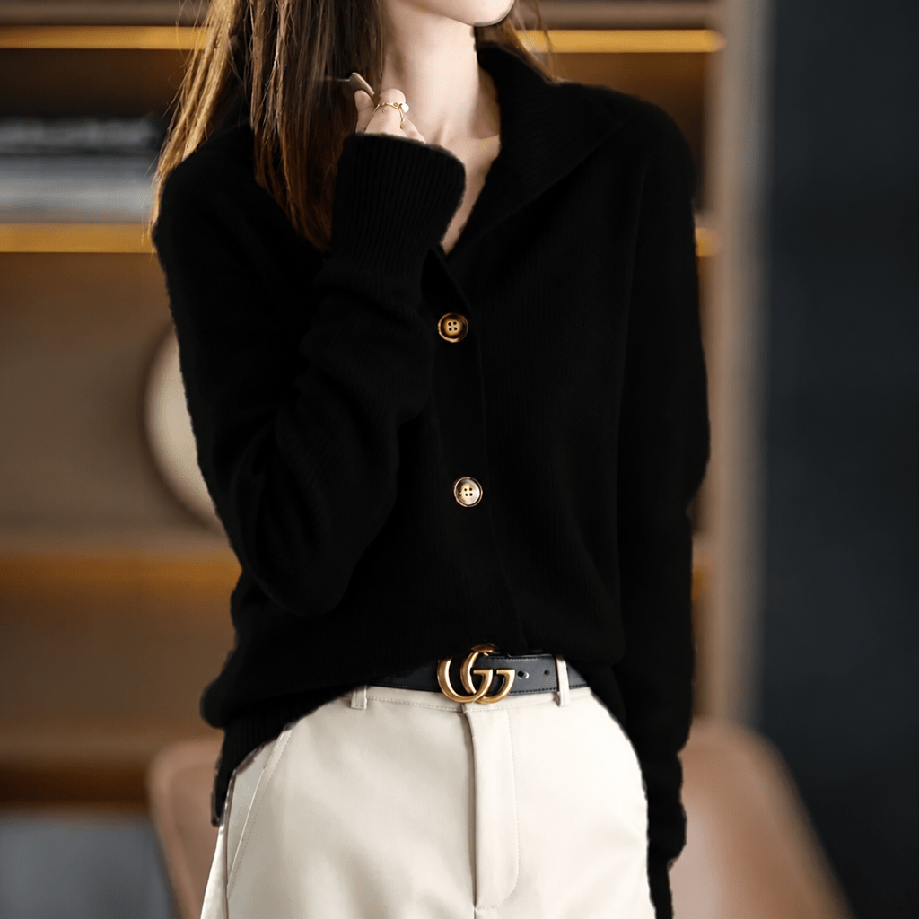 Women's Cardigan – Relaxed Fit Soft Knit Button-Up - We are MFEO