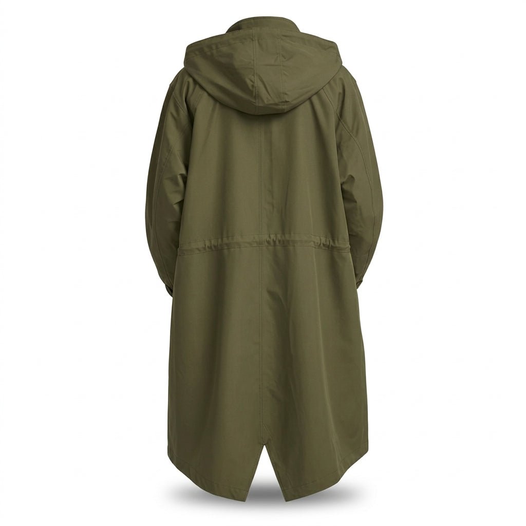 Women's Casual Jacket with Hood – Long, Button Front - We are MFEO