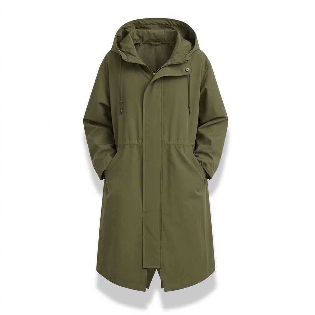 Women's Casual Jacket with Hood – Long, Button Front - We are MFEO