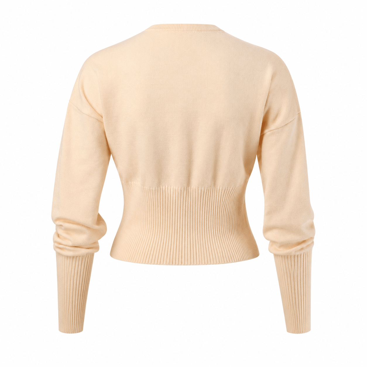 Women's Cropped Cardigan – Fitted Knit with Button Closure - We are MFEO