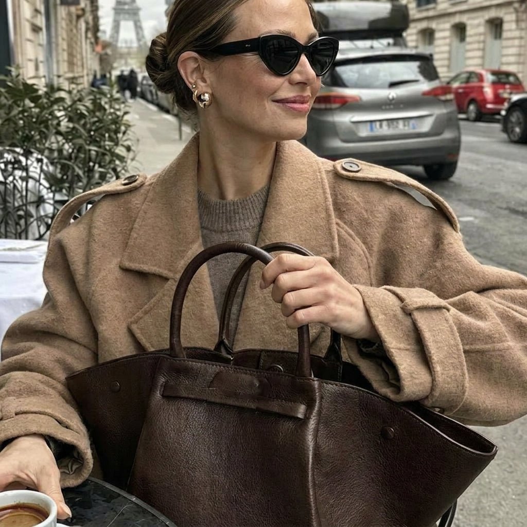 Women's Cropped Trench Coat – Double-Breasted - We are MFEO