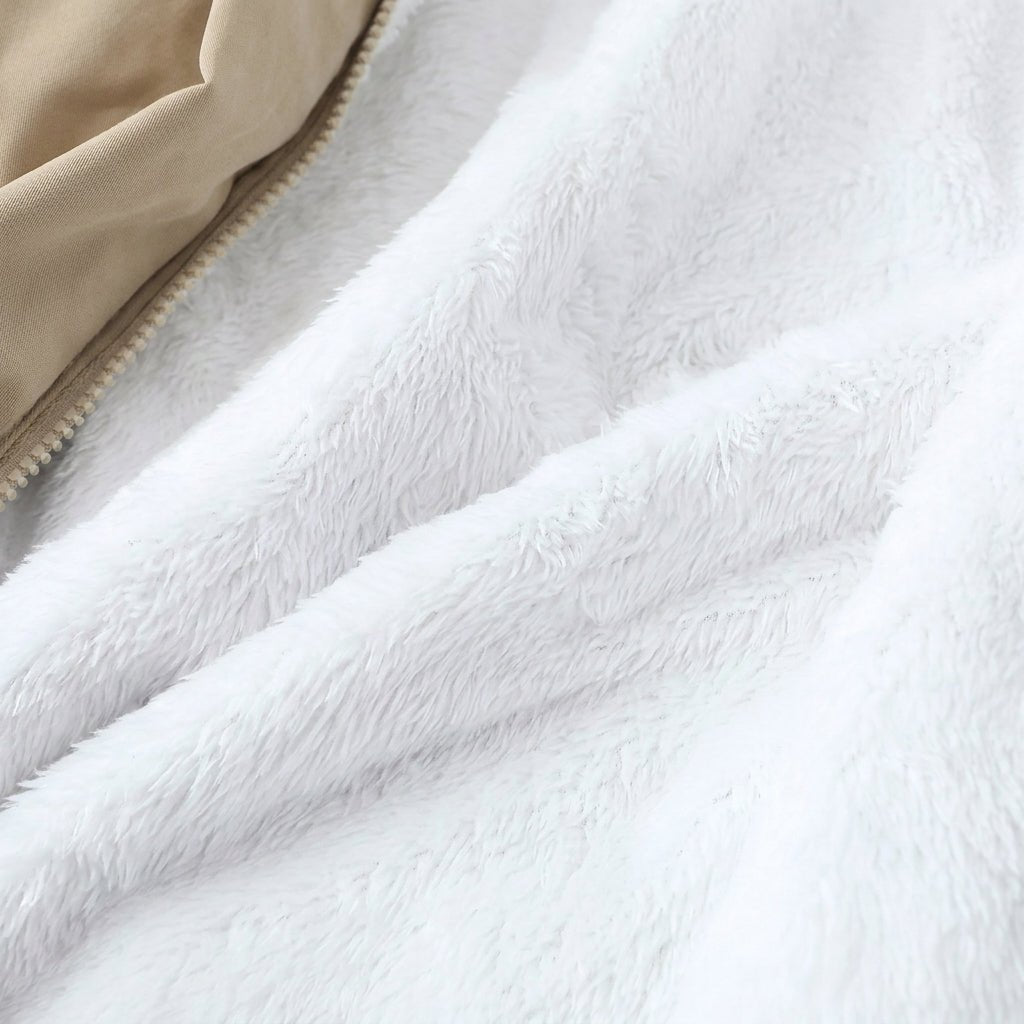 Women's Hooded Winter Jacket – Plush Lined Zip-Up Design - We are MFEO