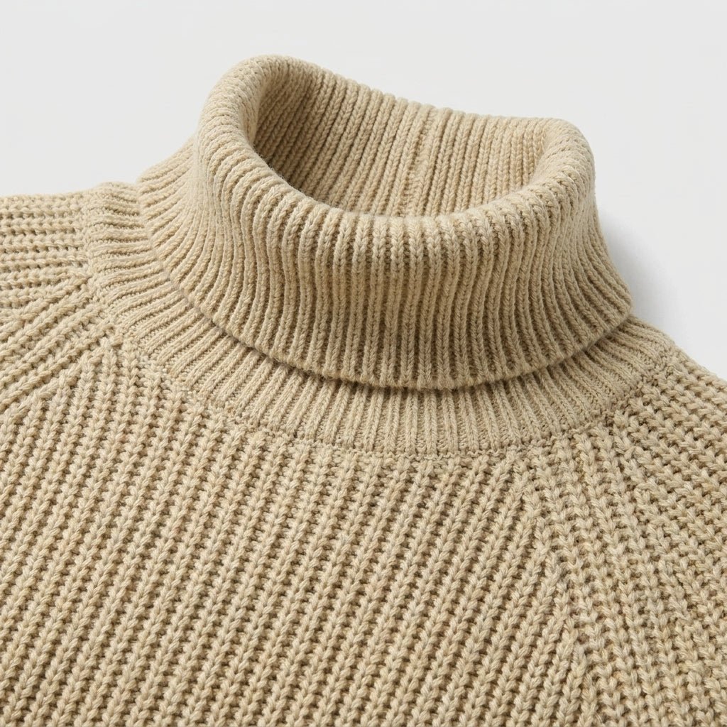 Women's Knit Mini Dress – Long Sleeve Turtleneck - We are MFEO