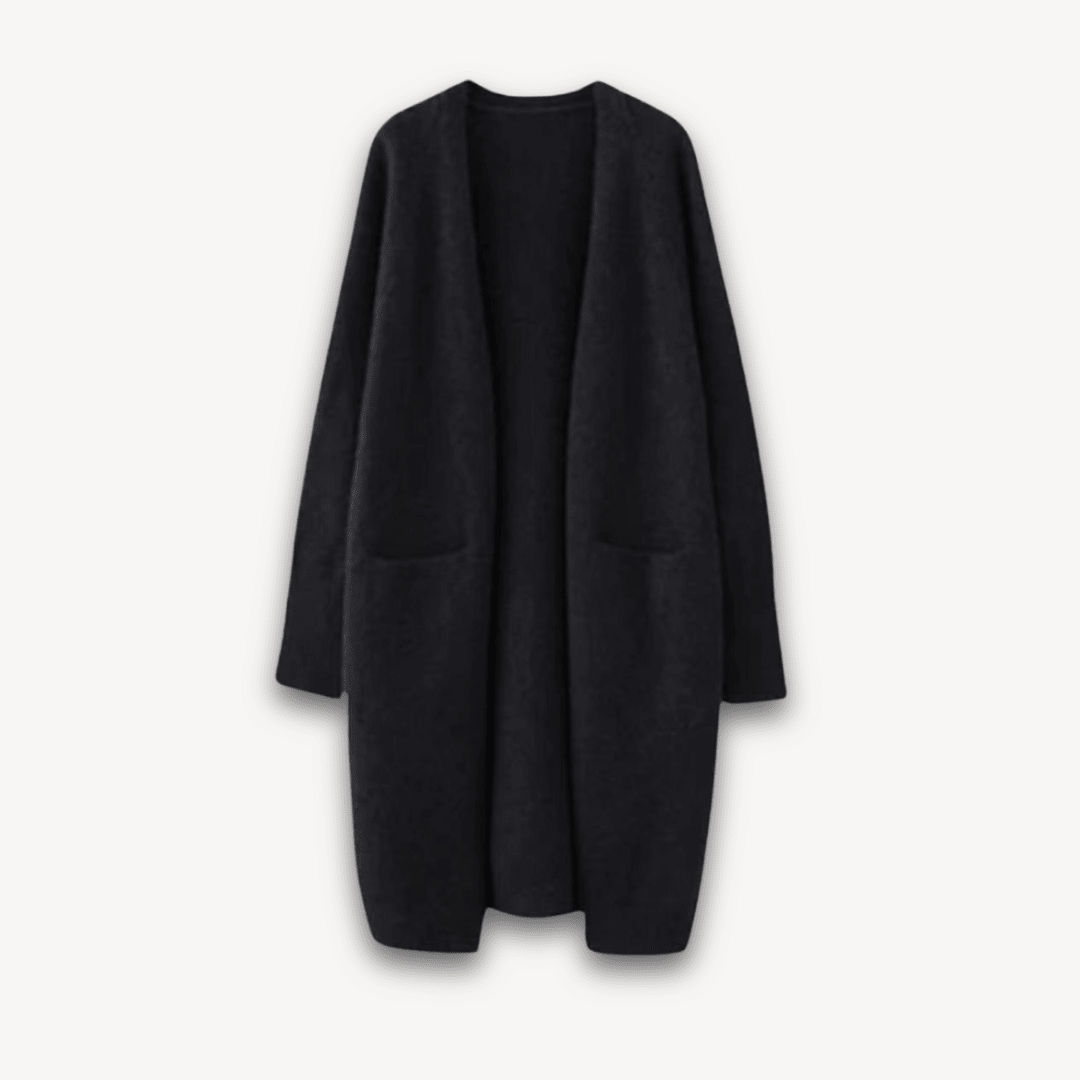 Women's Long Cardigan – Open Front with Pockets, Casual or Smart Casual Wear - We are MFEO