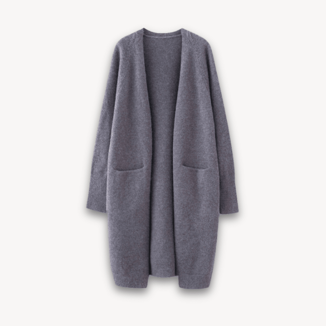 Women's Long Cardigan – Open Front with Pockets, Casual or Smart Casual Wear - We are MFEO