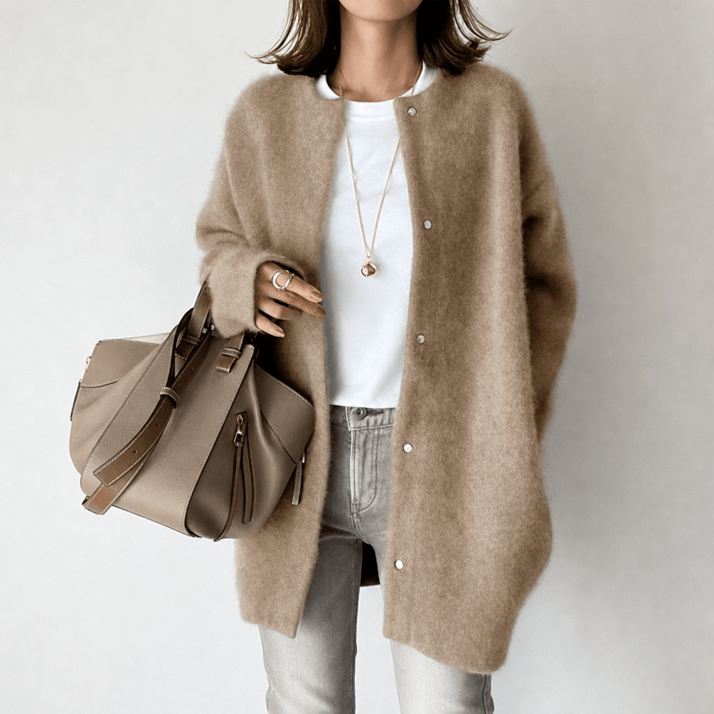 Women's Long Cardigan – Soft Oversized Fit for Layering and Comfort - We are MFEO