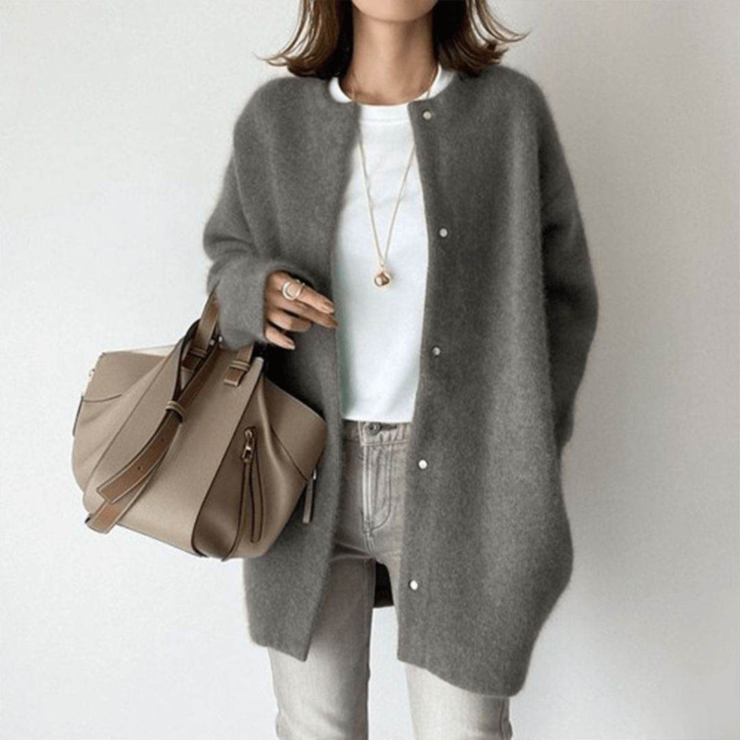 Women's Long Cardigan – Soft Oversized Fit for Layering and Comfort - We are MFEO