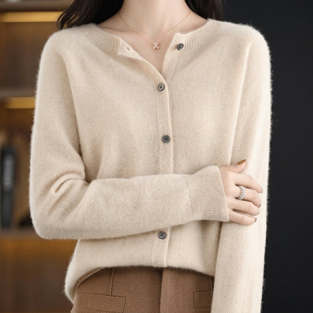 Women's Long Cardigan with Button Closure – Relaxed Fit, Soft Knit for Everyday Wear - We are MFEO