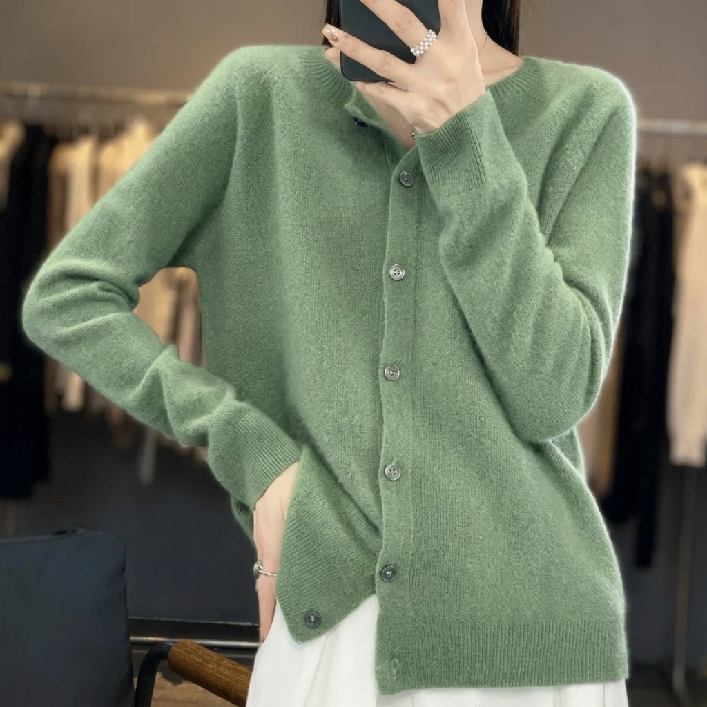 Women's Long Cardigan with Button Closure – Relaxed Fit, Soft Knit for Everyday Wear - We are MFEO
