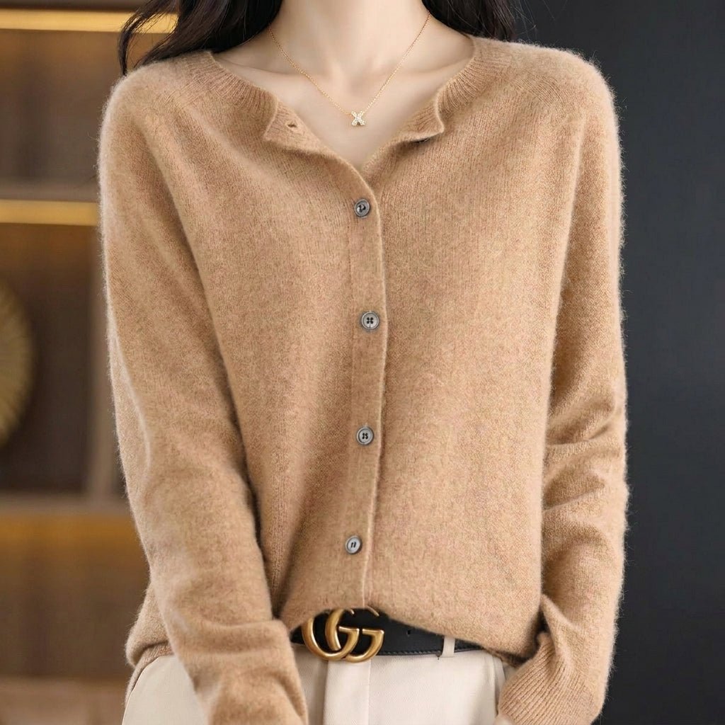 Women's Long Cardigan with Button Closure – Relaxed Fit, Soft Knit for Everyday Wear - We are MFEO