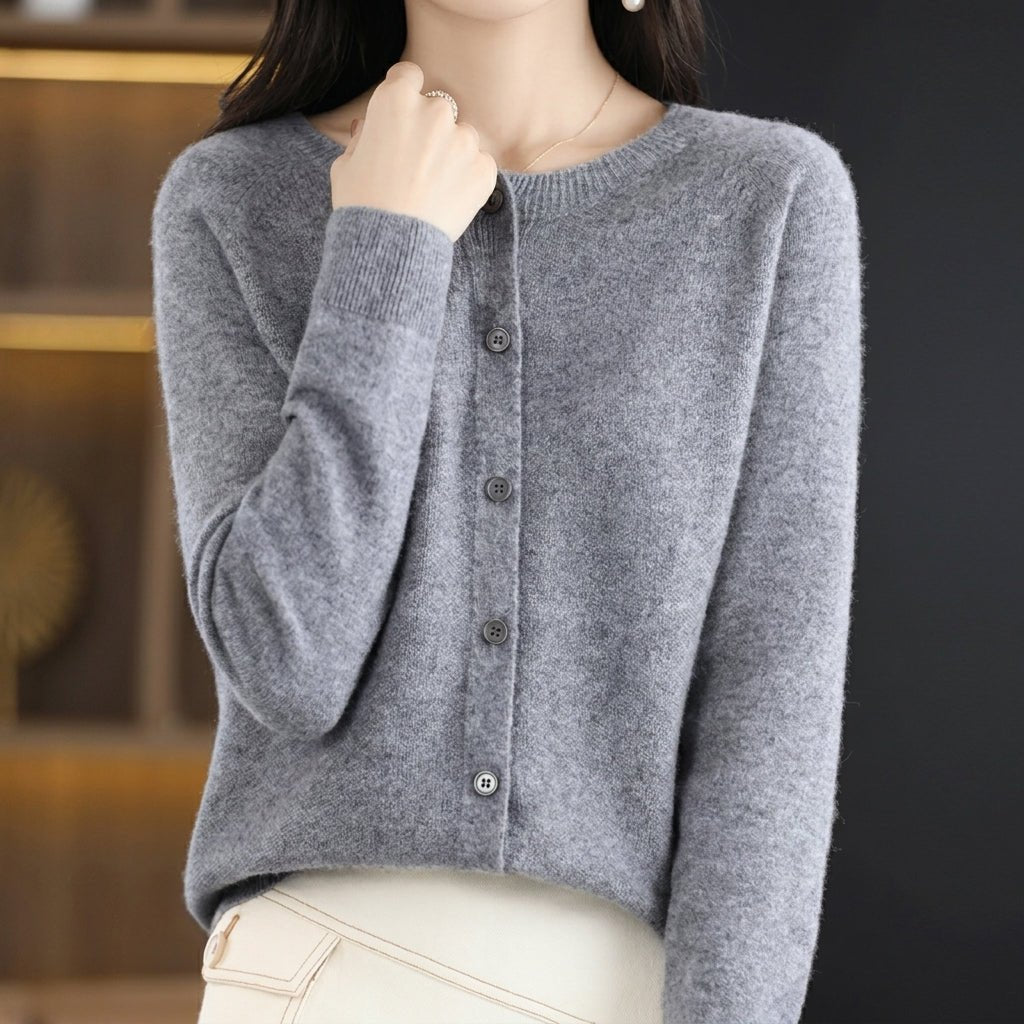 Women's Long Cardigan with Button Closure – Relaxed Fit, Soft Knit for Everyday Wear - We are MFEO